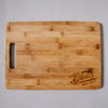 Dad's Kitchen Engraved Rectangle Bamboo Cutting Board
