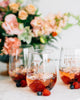 Set of 7 - Custom Engraved Stemless Wine Glasses, Bridal Party Glasses