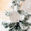 Life Goes On BTS Christmas Ornament, Mirror Silver Acrylic
