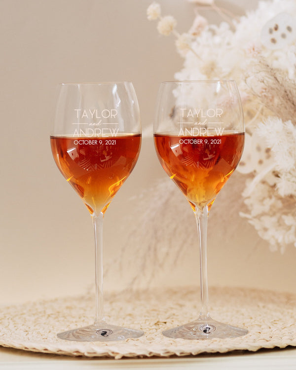 Waterford Elegance Crystal Wine Glass Pair, Chardonnay