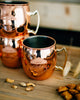 Custom Engraved Copper Moscow Mule Mug, Groomsmen Gift - Round