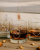 Set of 6 - Custom Engraved Whiskey Glass, Personalized Groomsmen DOF Glass