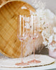 Gift Set Package: Gold Rim Rose Tinted Toasting Flutes & Kate Spade Love Me Knot Cake Server Set