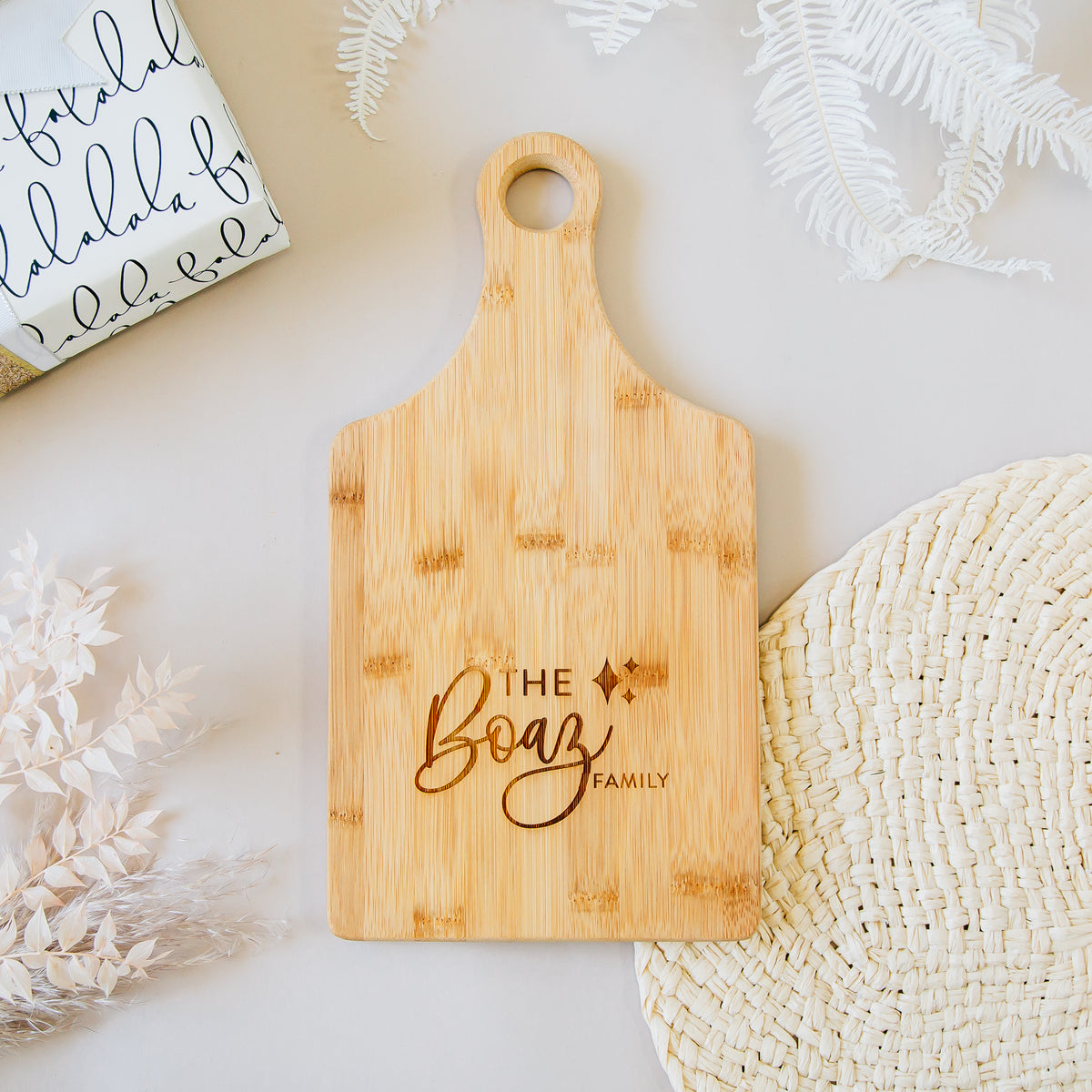 Mr & Mrs Personalized Couples Wooden Luggage Tags - Bamboo