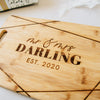 Shimmer Custom Engraved Rectangle Bamboo Cutting Board