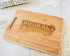 Custom Engraved Rectangle Bamboo Cutting Board, Sparkle Design
