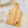 Minimal First Names Custom Engraved Paddle Bamboo Cutting Board