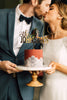 8" Custom Bold Wedding Cake Topper, Acrylic