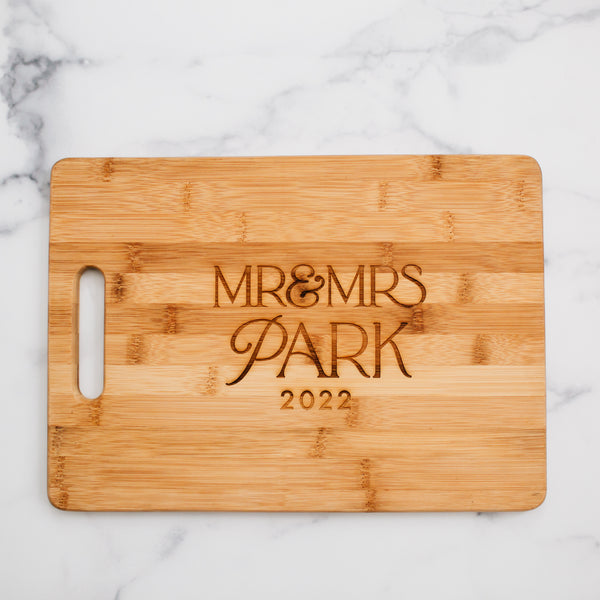 Monogram, Custom Engraved, Laser Engraved, Personalized Board -(Board Not  Included) - Adirondack Kitchen