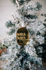 The Newlyweds Custom Engraved Christmas Ornament, Acrylic or Wood