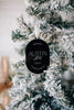 Be Merry Custom Christmas Ornament, Acrylic or Wood