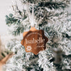 Groovy Baby Custom Engraved Christmas Ornament, Acrylic or Wood