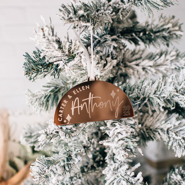 Keep Shining Custom Engraved Christmas Ornament, Acrylic or Wood