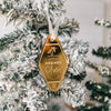 Holiday Vacation Custom Engraved Christmas Ornament, Acrylic or Wood