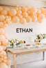 28" Custom Double Layer Non-Script Backdrop Name Sign, Acrylic or Wood