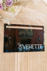 18" Custom Double Layer Modern Backdrop Name Sign, Wood or Acrylic