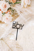 baby boy shower cake topper decoration