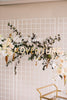 Custom 3-Line Wedding Backdrop Sign w/ Strip, Acrylic or Wood
