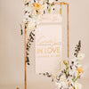 2 Piece Welcome Wedding Sign, Wood or Acrylic - Malibu Collection