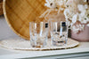 Rosgaska Manhatten Crystal Whiskey Glass, Pair - Personalized whiskey glasses