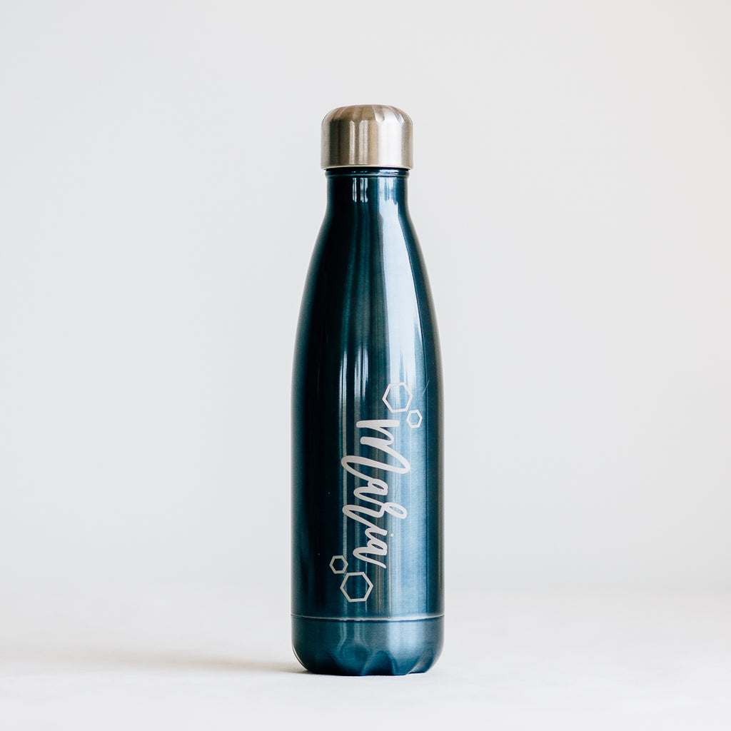 Swell Water Bottle, Blue Suede, 17 oz