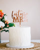 5" Future Mrs Cake Topper - Romance, Acrylic or Wood