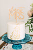 5" Almost Mrs Cake Topper, Wood