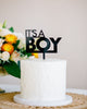 5" Its a Boy Baby Shower Cake Topper, Acrylic or Wood
